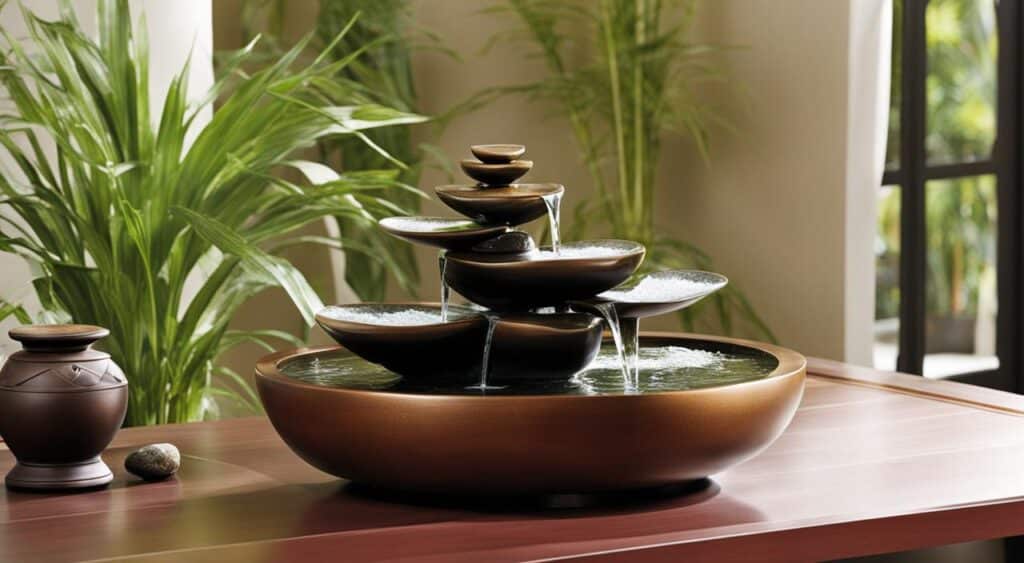 Fontaine Feng Shui apportant équilibre et harmonie