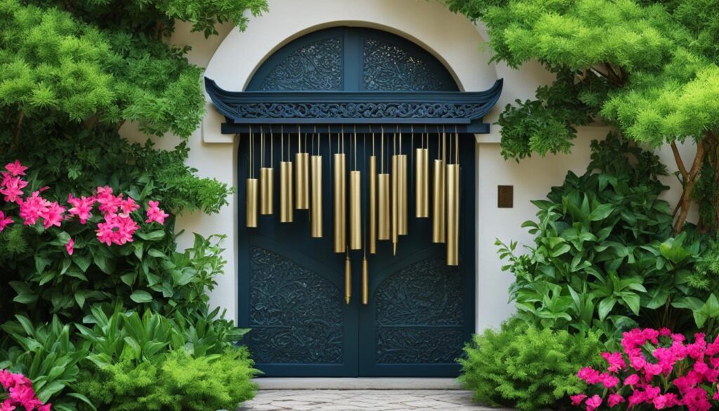 Carillon Feng Shui pour la porte d'entrée