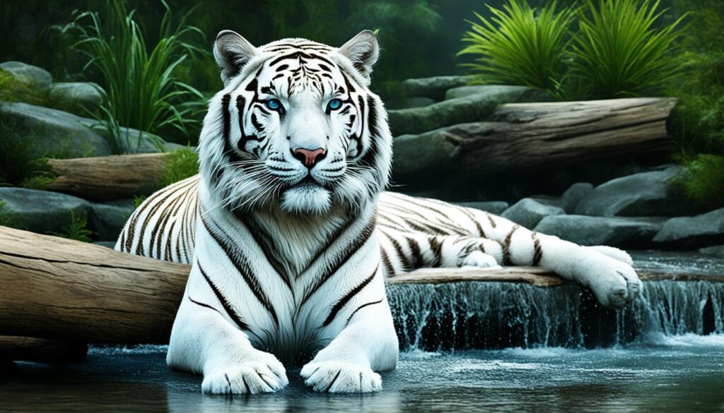 Le tigre blanc Feng Shui